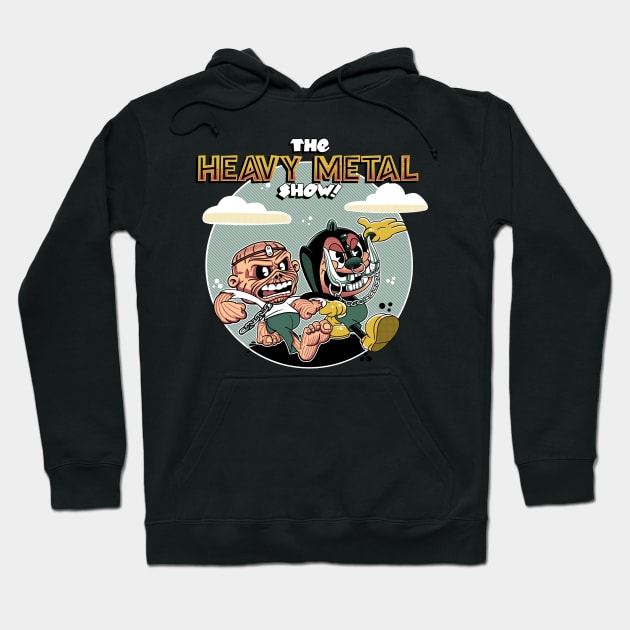 Heavy Metal show Hoodie by Roni Nucleart